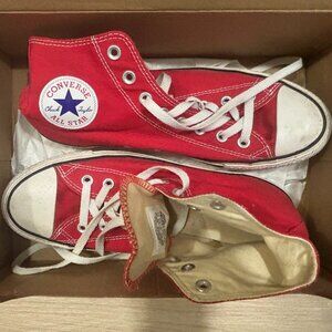 Chuck Taylor All Star High-Top Sneaker Red